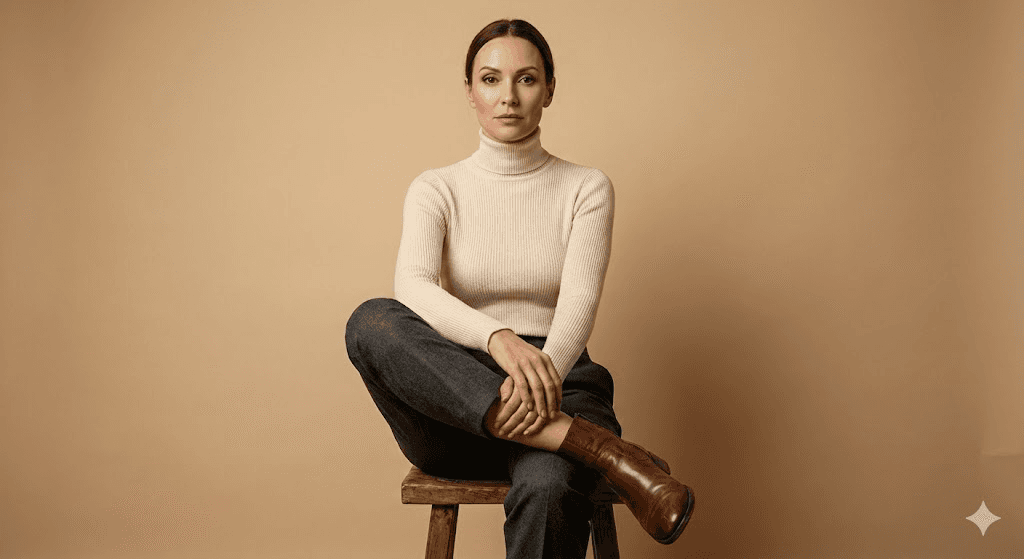 Editorial fashion portrait prompt