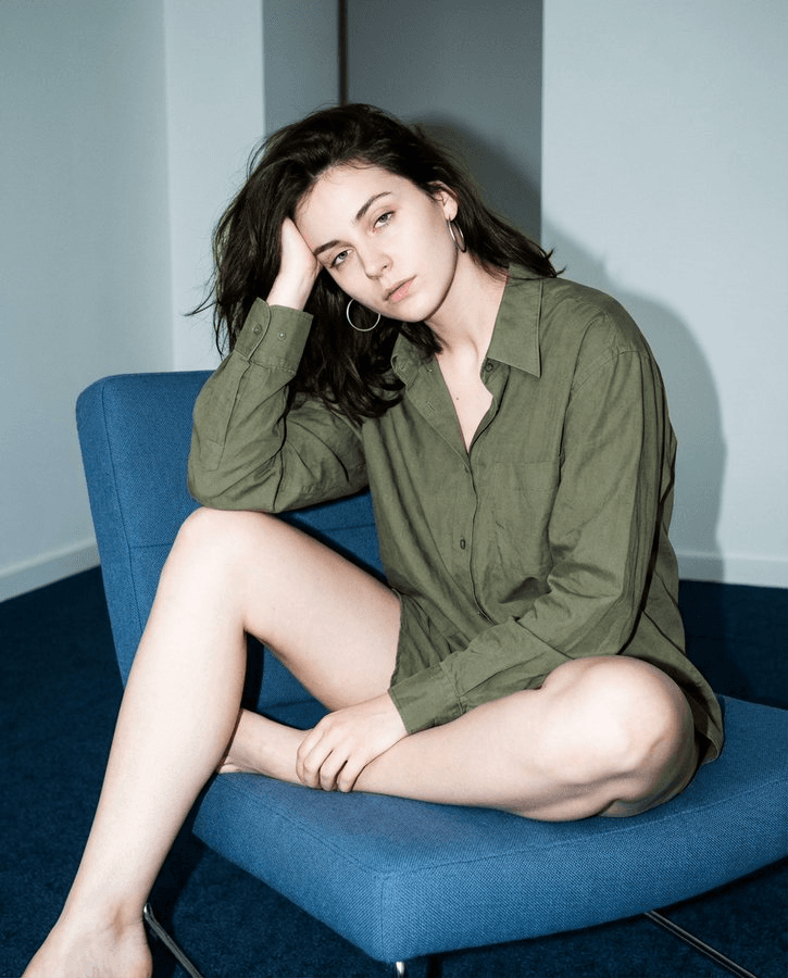 Direct-flash minimalist editorial portrait prompt