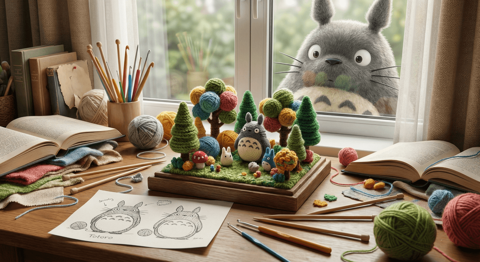 Window-side miniature scene storyboard prompt