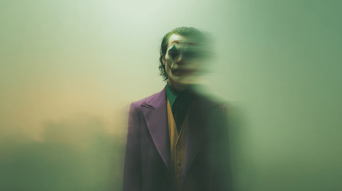 Blurry out-of-focus minimalist portrait prompt