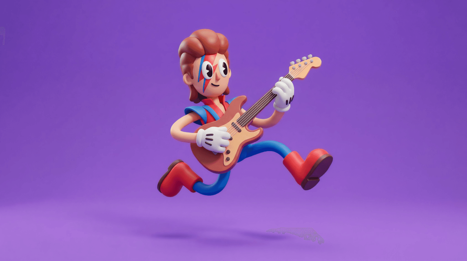3D rubberhose character prompt