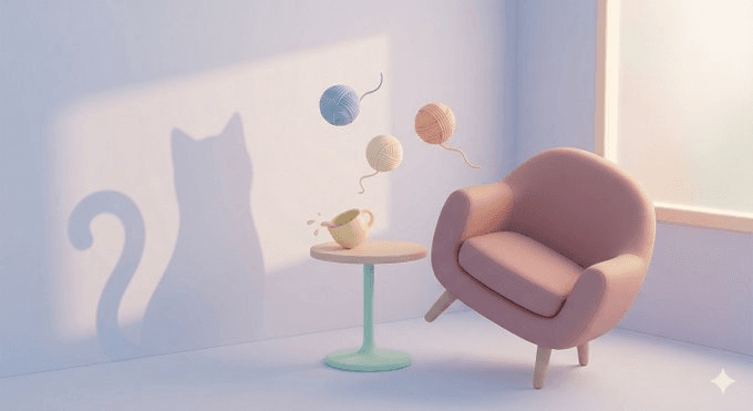Implied invisible character scene prompt