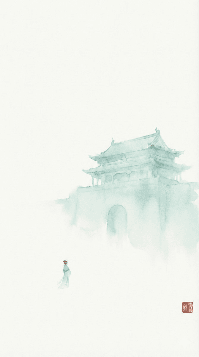 Song Dynasty minimal ink dance prompt