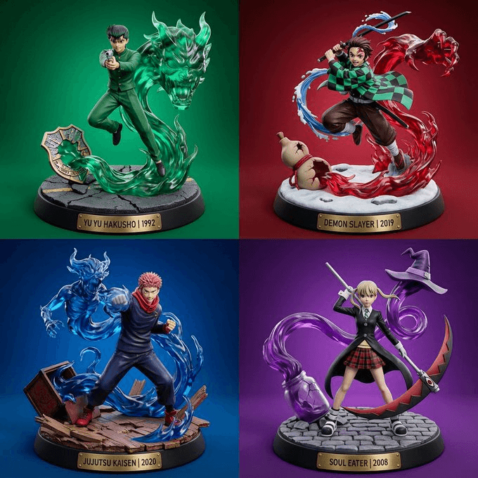 Media curation toy sculpt prompt