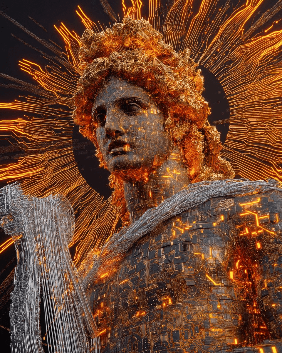 Digital Apollo deity prompt