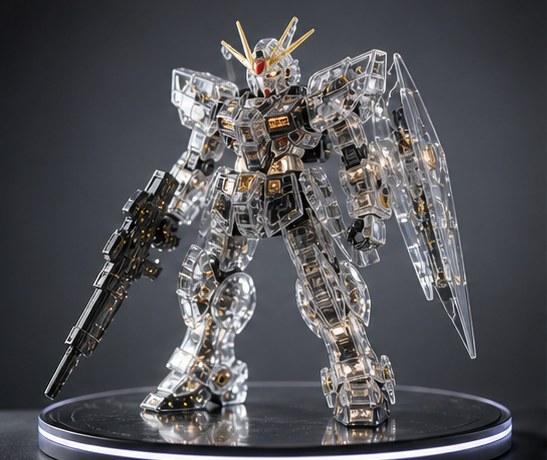 Transparent Mecha Figure Prompt