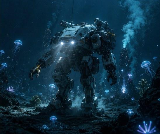 Deep Sea Research Mecha Prompt