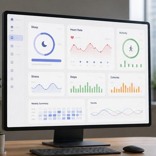 Health Data Dashboard UI Prompt