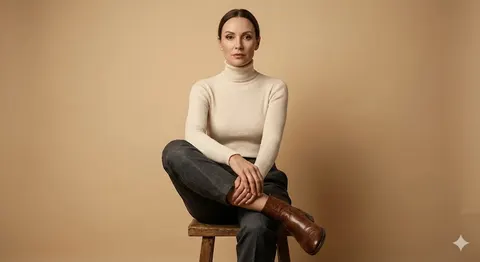 Editorial fashion portrait prompt