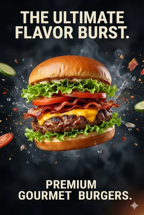 Impactful commercial poster prompt