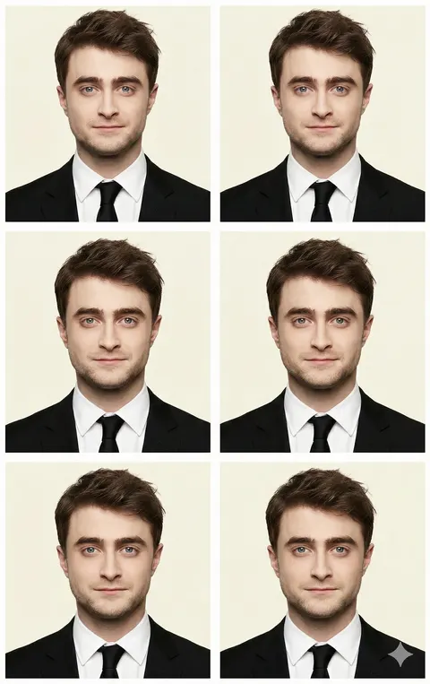 Passport ID photo sheet prompt