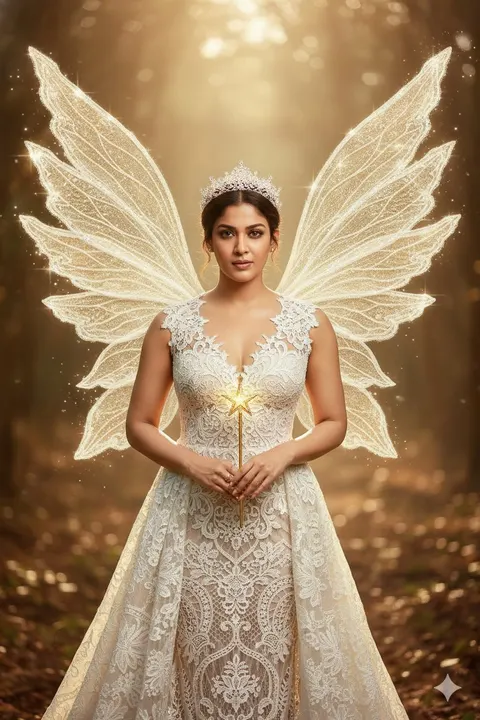 Lace-wing couture angel portrait prompt