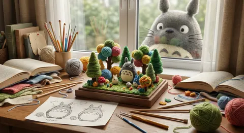 Window-side miniature scene storyboard prompt