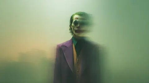 Blurry out-of-focus minimalist portrait prompt