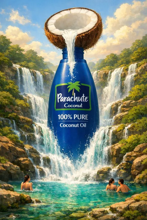 Ingredient landscape oil poster prompt