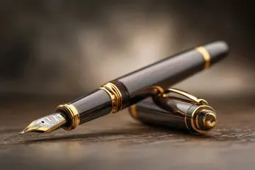 Luxury fountain pen studio shot prompt