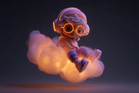 云骑童子3D渲染提示词
