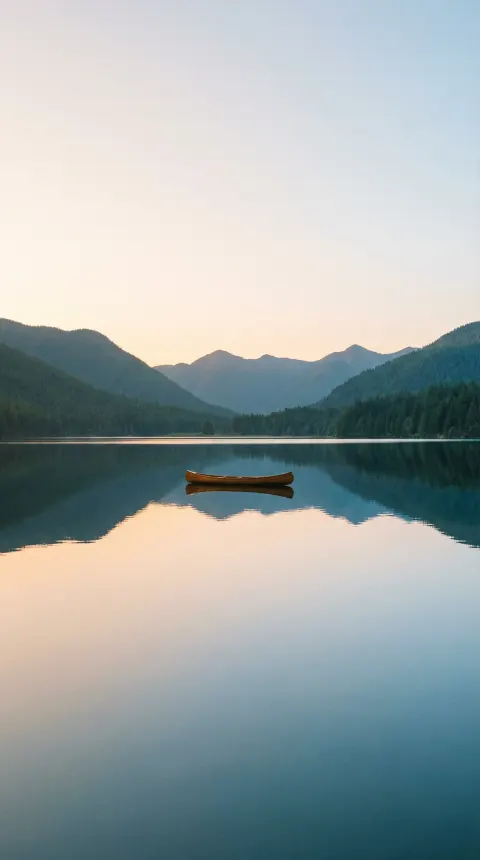Minimal wallpaper composition prompt