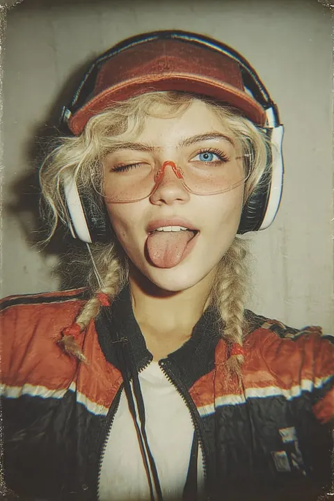Y2K e-girl selfie prompt