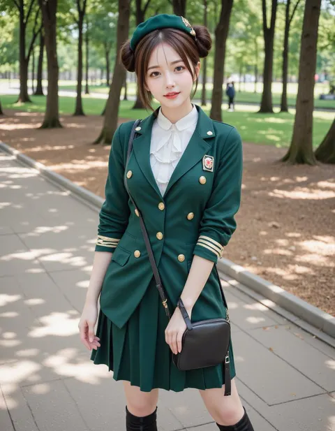 Military-inspired outfit prompt