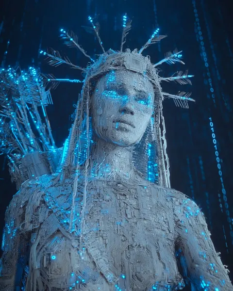 Digital Artemis deity prompt