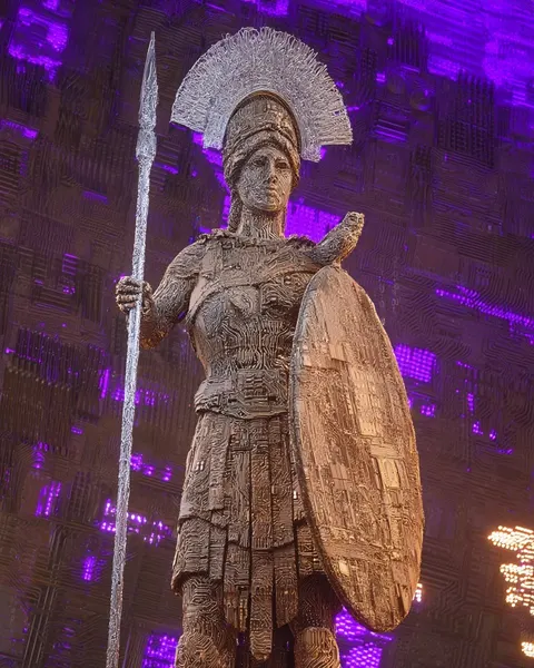 Digital Athena deity prompt