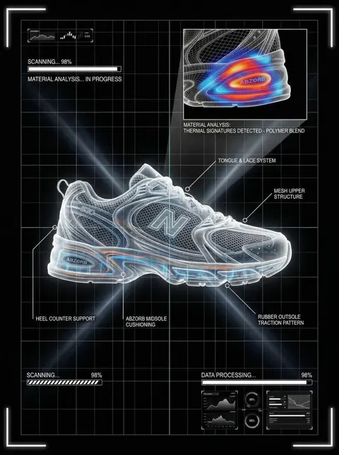 Futuristic product scan prompt