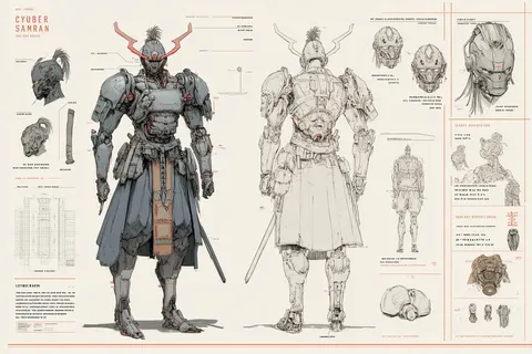 Character concept sheet prompt