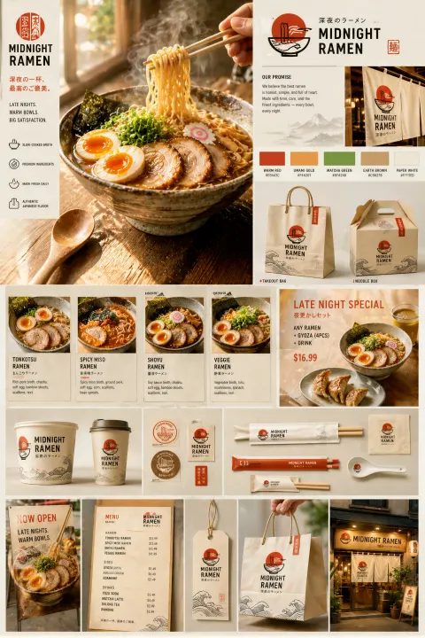 Ramen hero food scene prompt