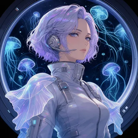 Original Aliencore Jellyfish Research Pilot Anime Avatar Prompt