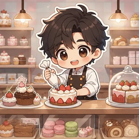 Chibi Dessert Shop Owner Prompt