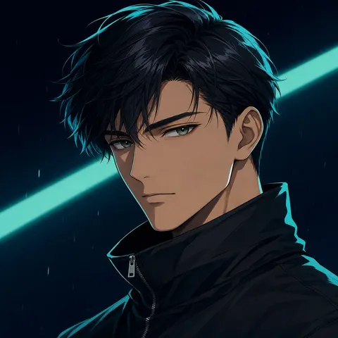 Original Cool Anime Man Avatar Prompt