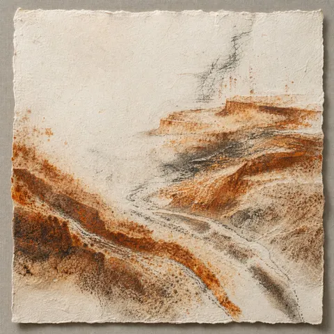 Rust Transfer Badlands Art Prompt