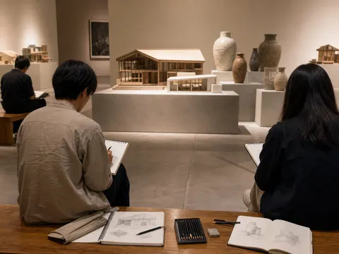 Museum sketch study session education prompt