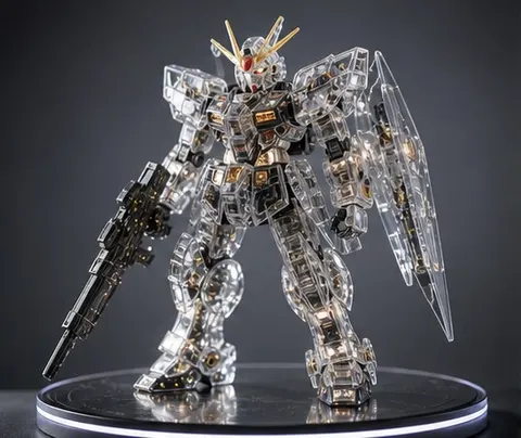 Transparent Mecha Figure Prompt