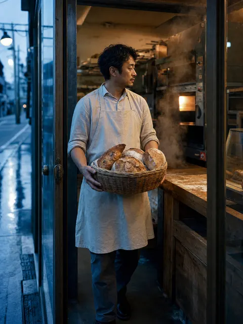 Pre Dawn Bakery Opening Documentary Photo Shoot Prompt