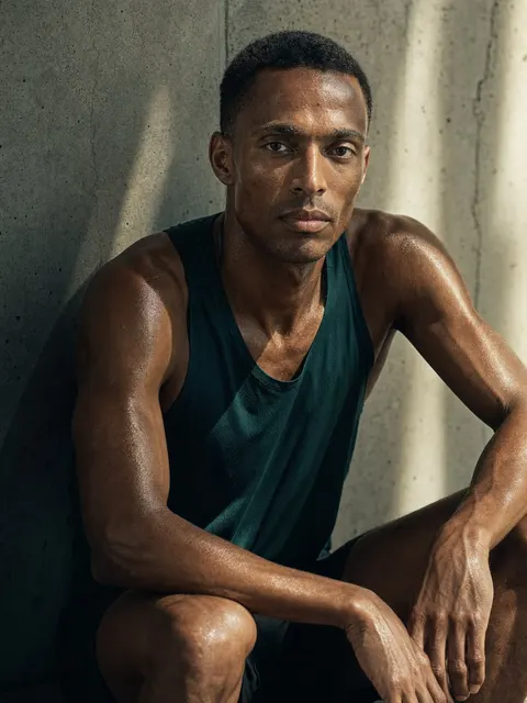 Marathon Runner Fine Art Portrait Prompt