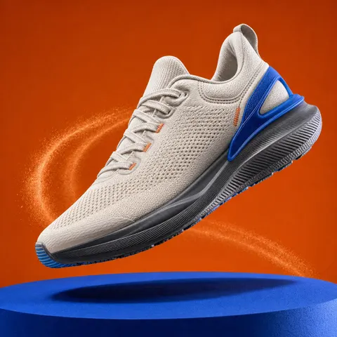 Unbranded Floating Running Shoe Advertising Prompt