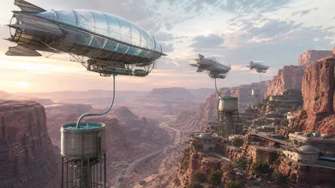 Atmospheric Water Harvester Airship Fleet Prompt
