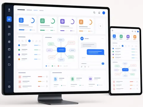 AI Study Assistant App Interface Design Prompt