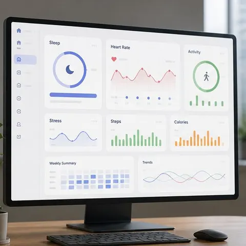 Health Data Dashboard UI Prompt