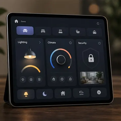 Smart Home Control UI Prompt